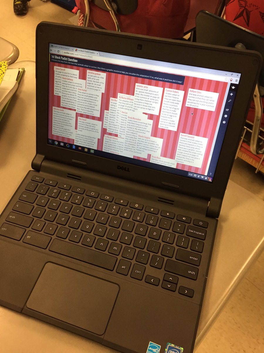 April_Harris1's tweet photo. Mrs. Harris' students creating their 1st padlet and competing against each other on quizlet. https://t.co/eRcxzmZwfr