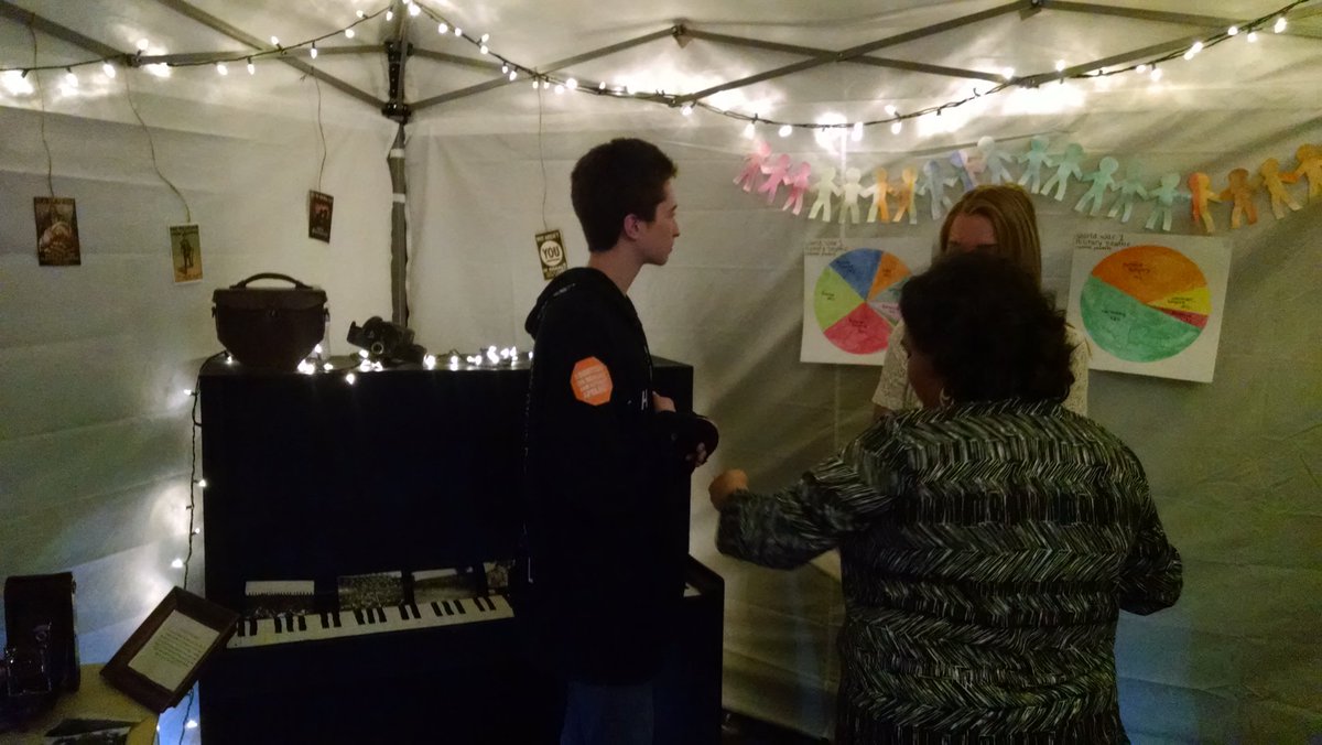 Enjoying WWI night at DaVinci. #newtechnetwork
