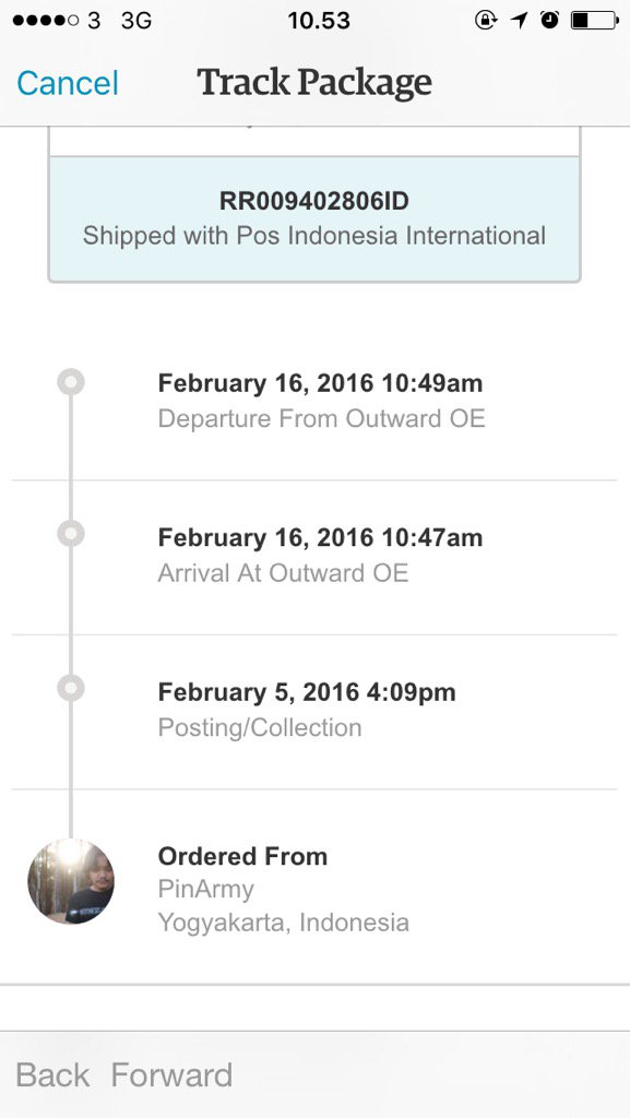 Schmutzig Kapelle Seeanemone paket pos indonesia international tracking