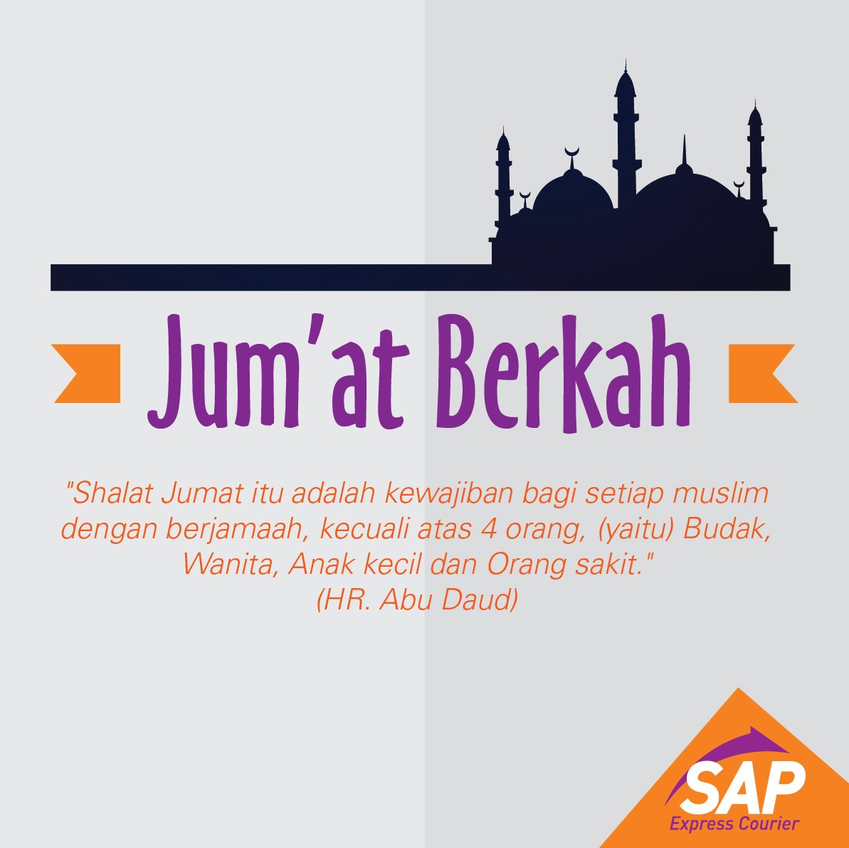 SapExpress's tweet image. Yuuks... Sahabat SAP, kita siap-siap untuk Sholat Jumat