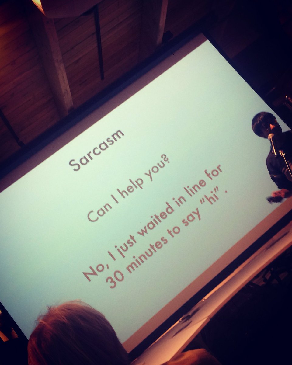 romyilano's tweet image. Sarcasm and ambiguity are tough for #machinelearning #sfdatascience