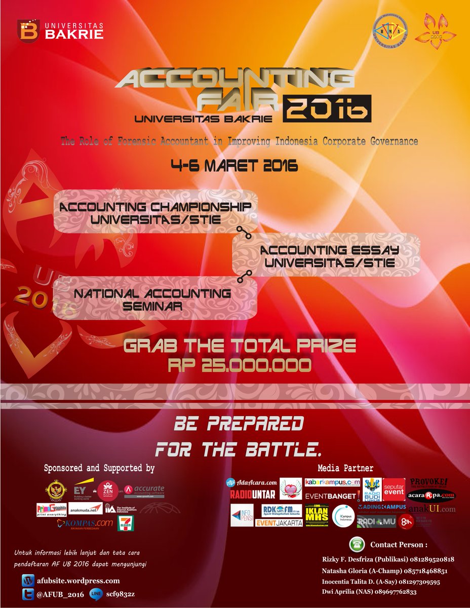 chdirectory_id's tweet photo. CHDirectory #Jakarta / (4-6)'16 - Accounting Fair Universitas Bakrie 2016 @AFUB_2016 https://t.co/JptdsjBcVU