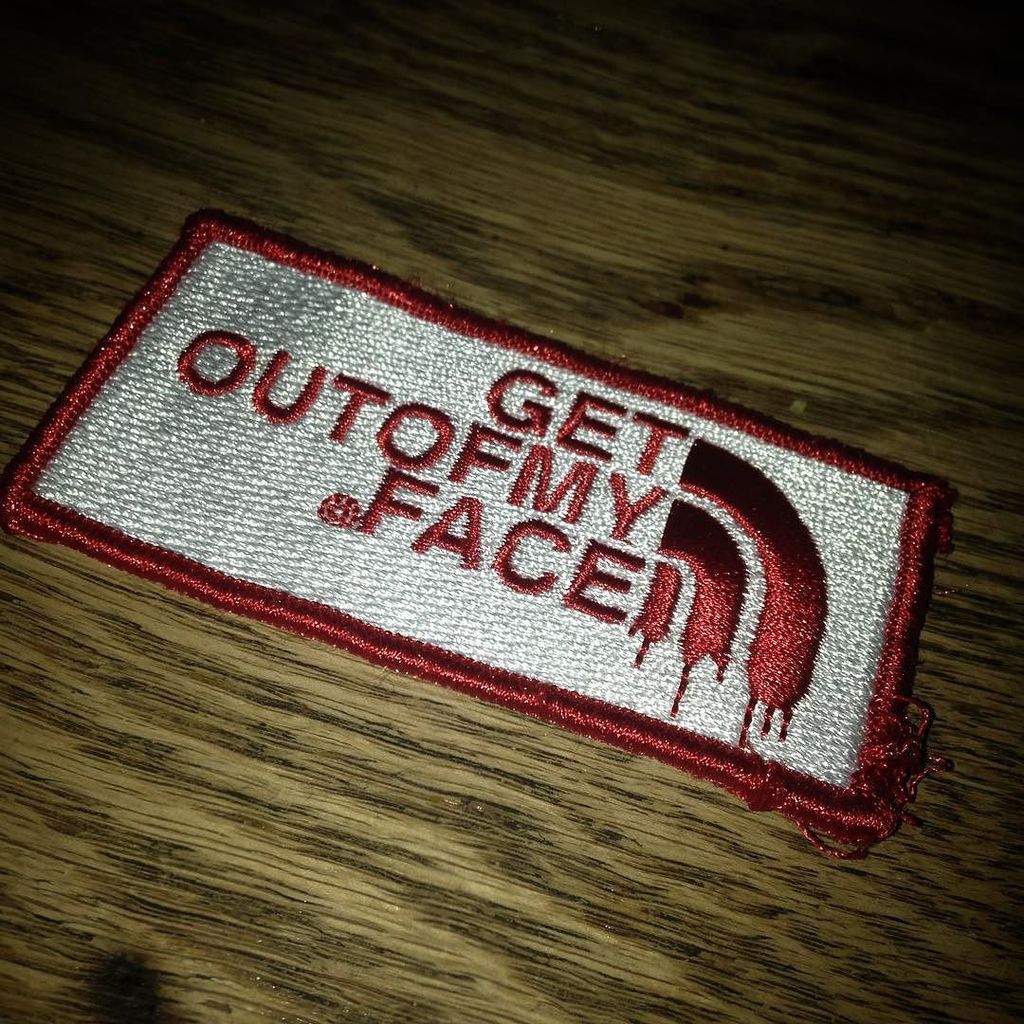 This patch by <a href="/thefuneralclub/">Mildred</a> is right up our alley! #literalbrand #thefuneralclub
