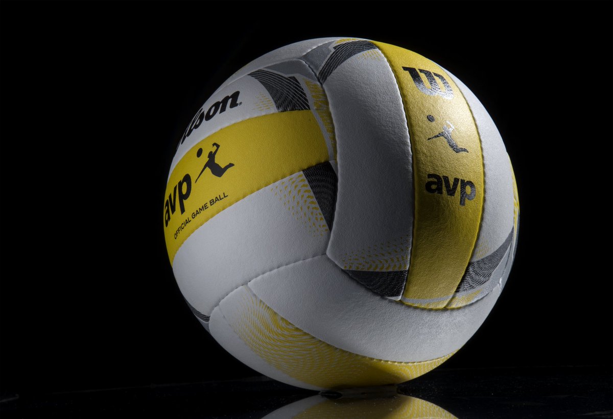 VBNetworktv's tweet photo. The iconic @AVPBeach ball gets a makeover! Check out @TheWilsonVB we're using this season. https://t.co/Te5OvxTzE6 https://t.co/3ZRhnoFF9v