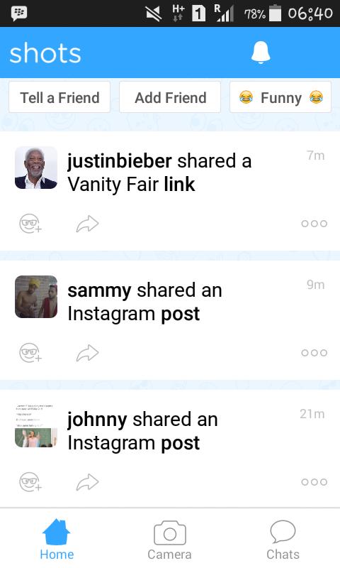 JustinWife94's tweet photo. New app on my homepage.
So nice @shots #ShotsUpdate #ShotsComedyApp https://t.co/I9thj7izSG