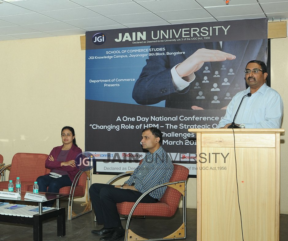 JainDeemedtbUnv's tweet photo. Here are the snapshots of the national conference on "Changing Roles of Human Resource Management" @JUBangalore https://t.co/QmKS4TzsmD