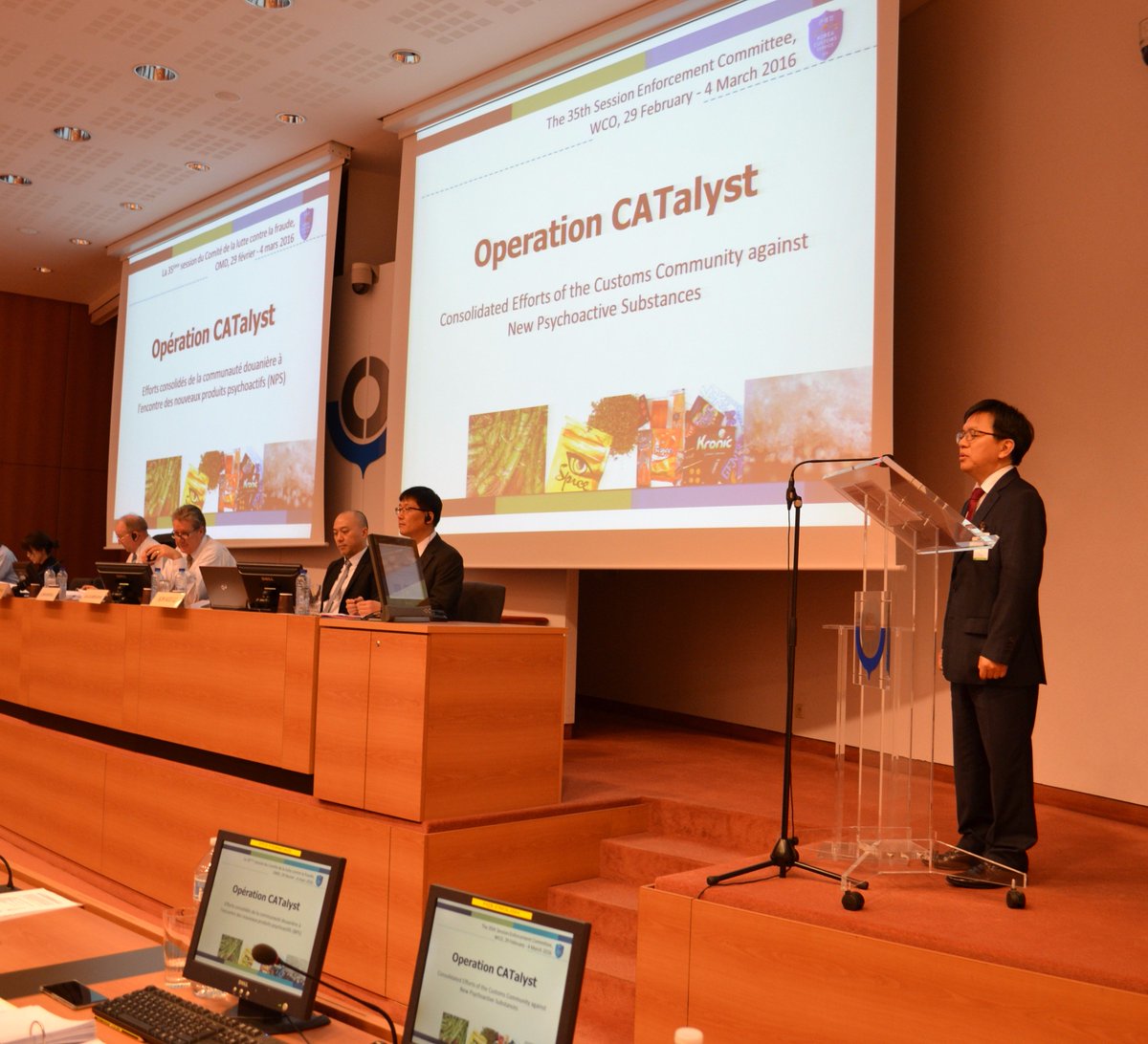 #관세청 이 공식제안하여 시행된 #글로벌 합동단속 작전 CATalyst 결과,
#신종마약 1.4톤을 비롯하여 마약류 총 13.4톤을 적발하였습니다.
ecustoms.tistory.com/4011