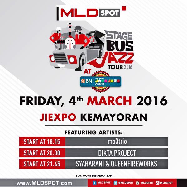 Yuuk malam ini di <a href="/JavaJazzFest/">Java Jazz Festival</a> kita nonton <a href="/ESQIEF/">SYAHARANI & QUEENFIREWORKS</a>