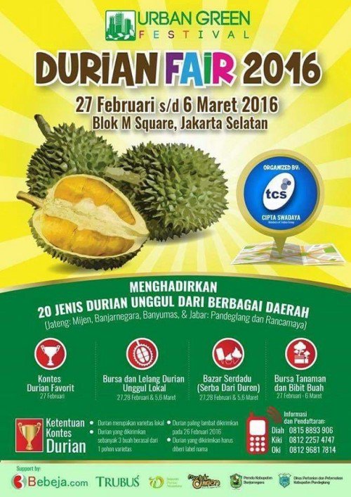 chdirectory_id's tweet photo. CHDirectory #Jakarta / (27/2) - (6/3)'16 - DURIAN FAIR 2016" di @BlokMSquare https://t.co/GGbPb5MEfq