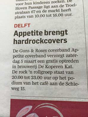Zaterdag 5 maart even lekker meebrullen... Dit wil je niet missen! Toegang is gratis!
