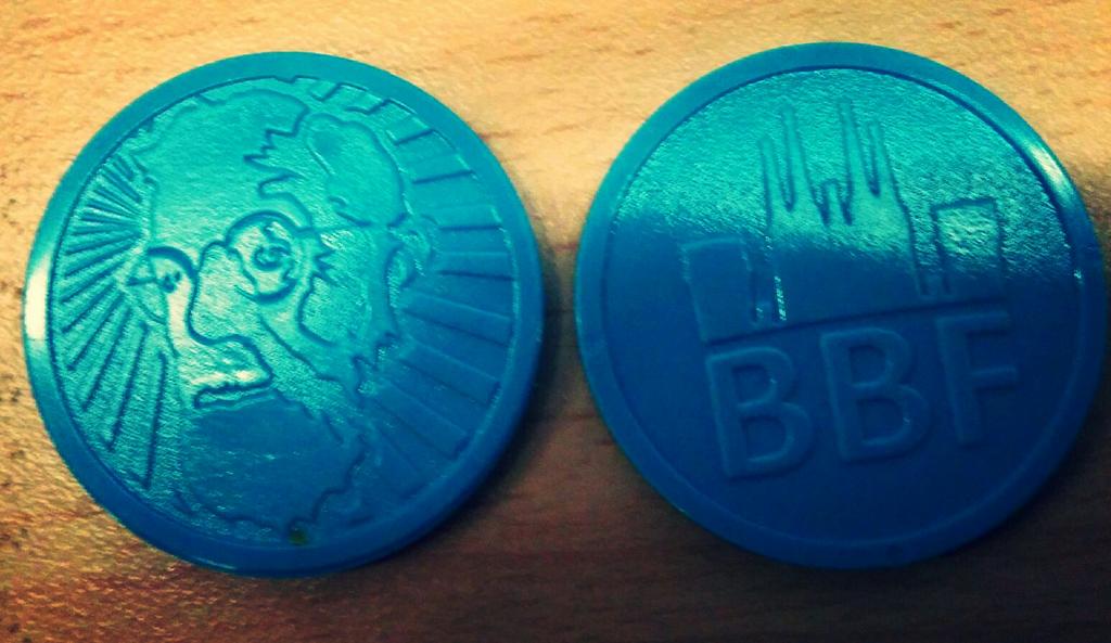 Bonito homenaje a Steve Huxley en forma de token en el #BBF16 Steve, en Barcelona, contigo empezó todo #respect