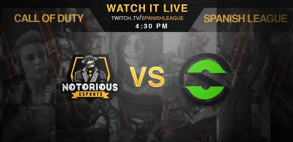 SpLeagueMaster's tweet photo. Hoy a las 22:30 hora española, @SoounDGaming vs @NotoriousHQ partido de la 3 jornada en 2°división. https://t.co/EWkFAyEvsb