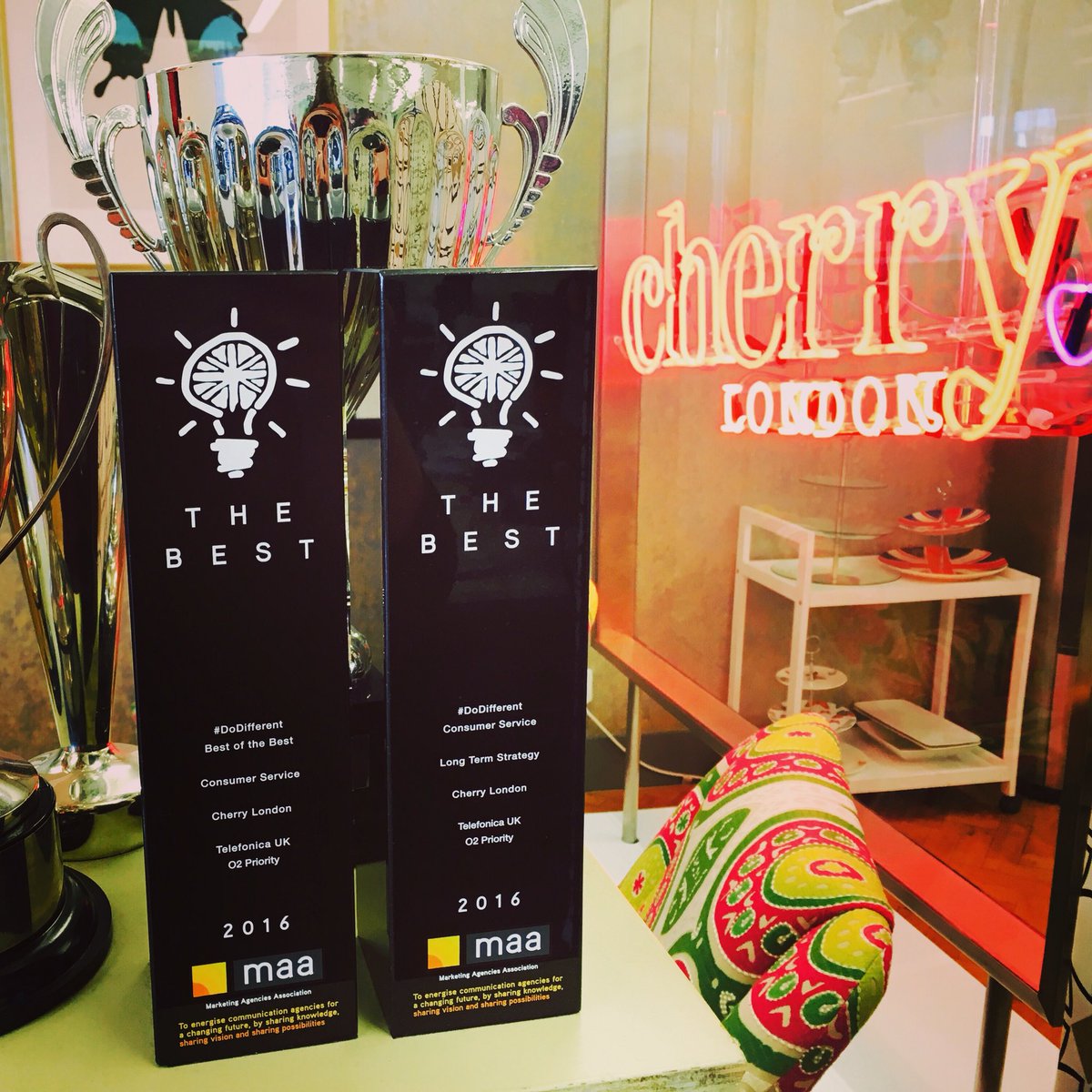 Cherry London (@cherrylondon) on Twitter photo They made it home! Thanks <a href="/MAABestAwards/">MAA Best Awards</a> for a great night last night. We're delighted!! Happy Friday everyone They made it home! Thanks <a href="/MAABestAwards/">MAA Best Awards</a> for a great night last night. We're delighted!! Happy Friday everyone