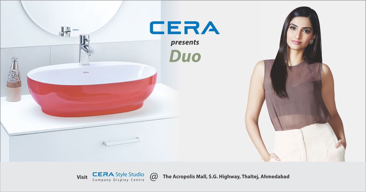 Cera_India's tweet photo. Time to add some colour to your bathroom? Café Duo - now in yellow, orange, red &amp; blue!
#CERAStyleStudio #CafeDuo https://t.co/GEN5IXO8OY