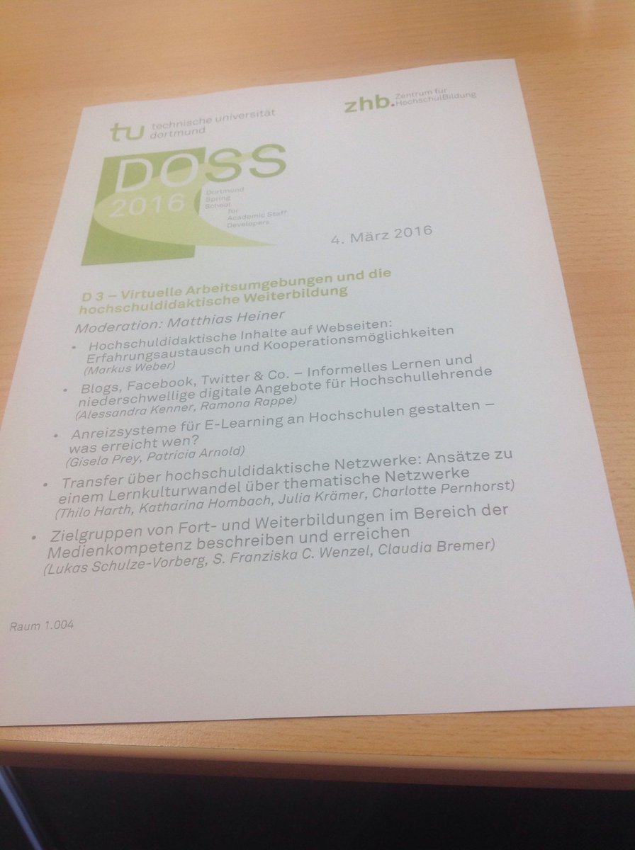 Gi_Pr's tweet photo. #doss16 guten Morgen aus Dortmund. Um 9 h geht's los mit unserem Part. Siehe Übersicht https://t.co/s8MLi5mCDz