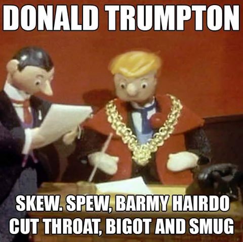 janetur28665's tweet photo. #TrumpHands Thinking he protests too much about the size of 'Little Donald' #stillacock https://t.co/Aq2a4dLwq7