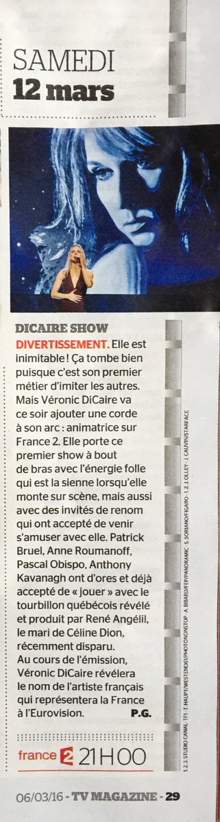 DiCaire Show - Mardi 01 Novembre  2016 - France 2 CcsJaQ_WAAEDv_n