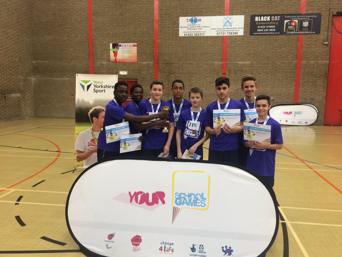 AbbeyGrangePE's tweet photo. Very proud of the Year 8 Boys Athletics team winning the West Yorkshire School Games 2016 
#speed #power #ABG https://t.co/qczMX8Sb5z