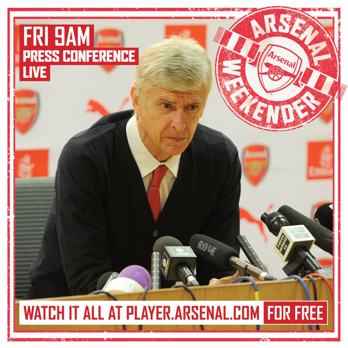 Arsenal tweet picture
