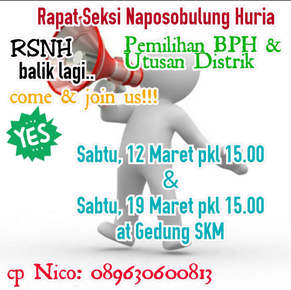 Tiada kesan tanpa kedatangan kalian teman-teman NHKBP Taman Mini :)