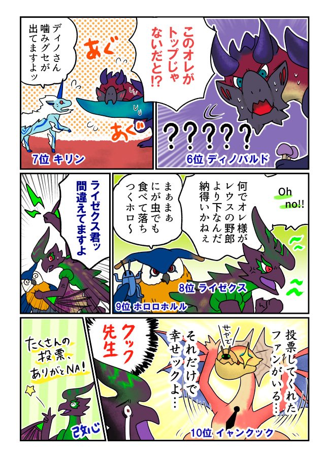モンハン部 Pa Twitter Mhx モンスター人気投票に関してドスランポス ドスイーオスが投票の際に選択肢から漏れておりました ファンの皆様申し訳ございませんでした 次週この2体を巡り新たな動きが 詳細 T Co Nayujc8yes T Co Fn7dnbwpzq