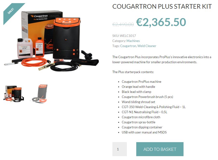 weldcleaner's tweet image. #Cougartron Plus #WeldCleaner Special offer!!  Order online at weld-cleaner.com/product/cougar…