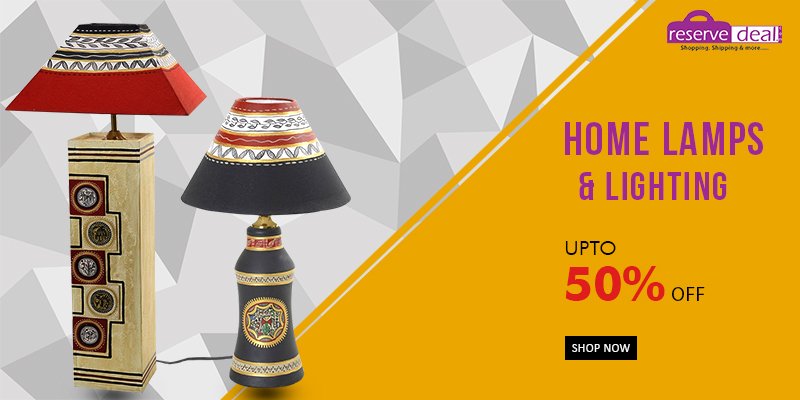 Reservedeal's tweet photo. Shop home lamps and lighting upto 50% off on #reservedeal

https://t.co/XKi0ggVCDK https://t.co/7A15em2pTl