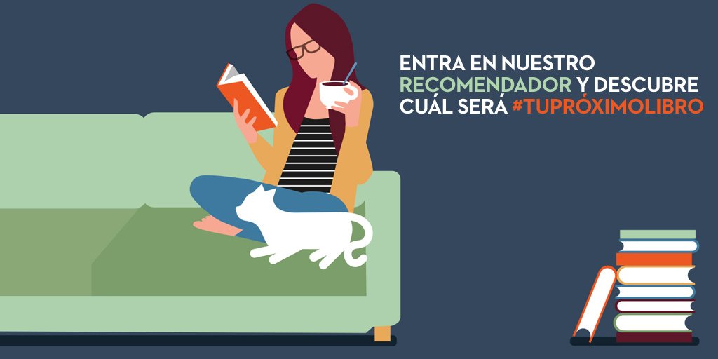 ¡Nuestro recomendador lo sabe cuál va a ser #TuPróximoLibro! ¿Quieres probar?-->ow.ly/YLaKP