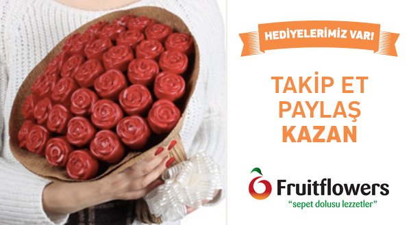 Bu tweetimizi RT eden 3 şanslı takipçimiz 8 Mart Dünya Kadınlar Günü Hediyelerimizi kazanacak 🎁
#FruitFlowersHediye