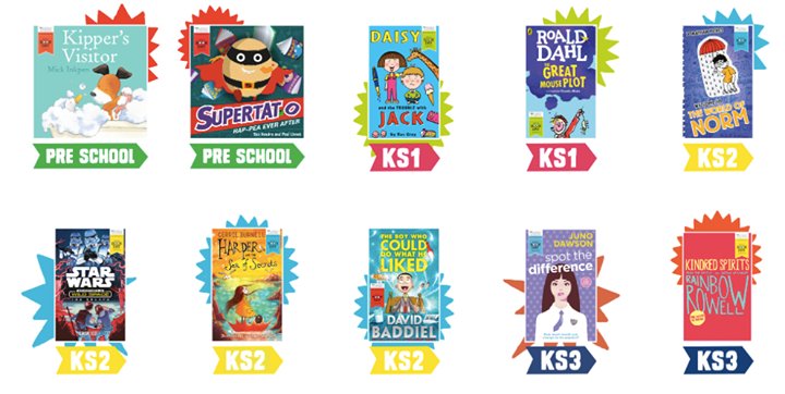 WorldBookDayUK's tweet photo. Got your #worldbookday £1 token? Use it, don’t lose it! 

Which title will YOU choose? @book_tokens https://t.co/hY233eglND