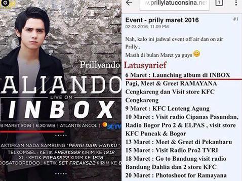 AliPrillyFan's tweet image. AliPrilly bakal ada di Inbox hari Minggu, 6 maret 2016 pkl 06.30 wib. Don't miss it yaa! Yeayy😘