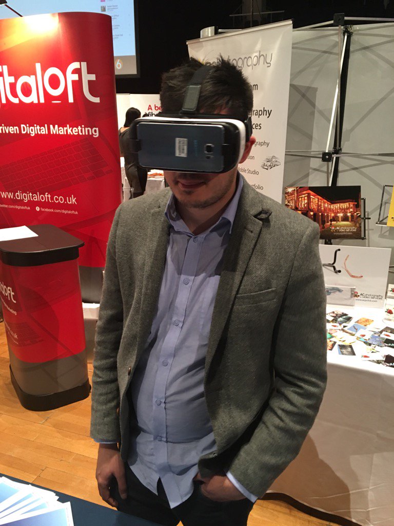 O2Deepdale's tweet photo. Come check out the new Samsung VR headset! #lbe2016 https://t.co/PIRrQodLyA
