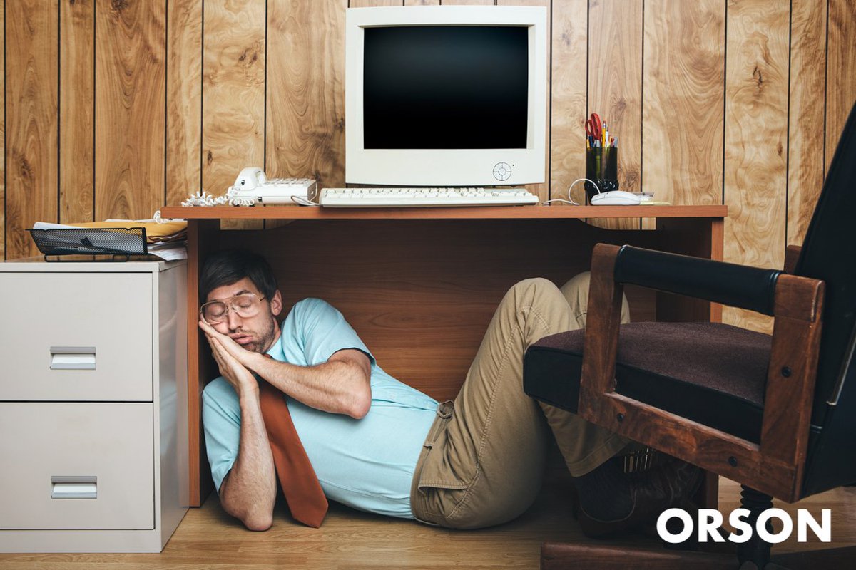 Sleeping on the job! We believe in number 1,4 and especially 5 :) 
#orson #sleep 
inc.com/christina-desm…