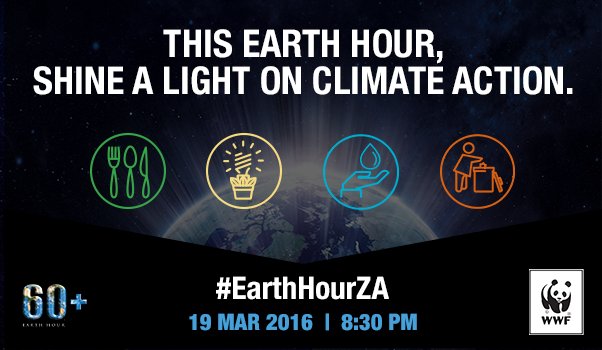 WWFSouthAfrica's tweet photo. #SundayRead: Here are 10 things you may not know about your electricity: https://t.co/zV5qH1uOQT  #EarthHourZA https://t.co/MM6jXo5jWm