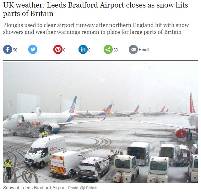PMgradsLeeds's tweet photo. Another lovely spring day in Leeds! V #snow #LBA #leedsbradford https://t.co/WUwf20ndrd