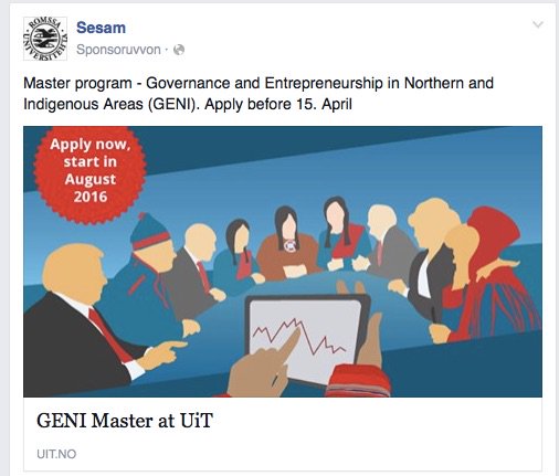 Sei meg: Er det Donald Trump som sit der til venstre hjå Senter for samiske studium?! <a href="/UiTromsoHSL/">Kultur og samfunn</a> <a href="/UiTromso/">UiT | University of Tromsø</a>