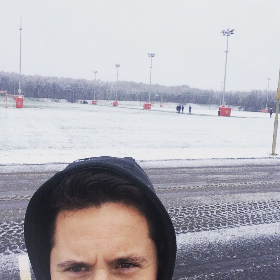Good morning to everyone , I don't know if the snow will let us train ... 😬❄️☃