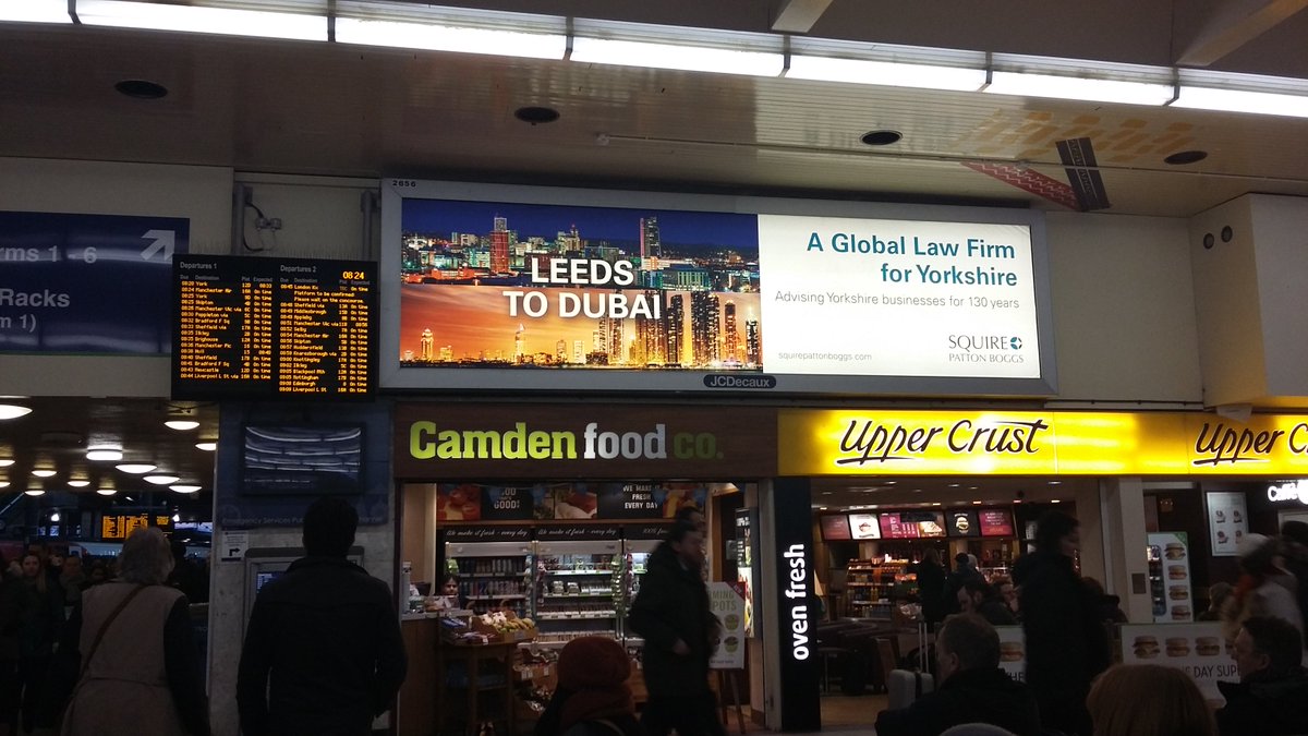 john_alderton's tweet photo. If you are in Leeds Railway Station in the next 2 weeks- look out for the @SPB_Global advert #130YearsInYorkshire https://t.co/MKBTAaXrMk