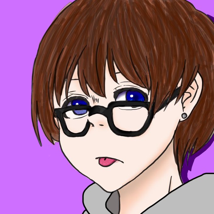 黒縁メガネのtwitterイラスト検索結果 古い順