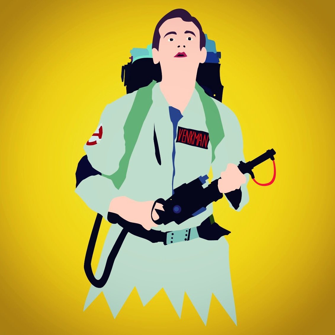 Serrema90's tweet photo. #GhostBuster #illustrator #Venkman #Cazafantasmas #Design #AdobeWorld https://t.co/7a0yKHg8pb