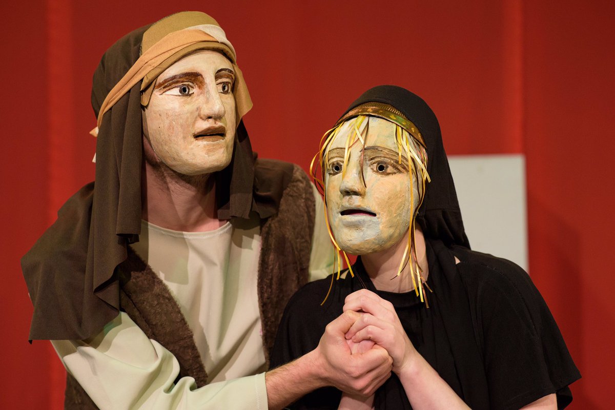 An amazing opening night last night for Choephori and Eumenides, book now! #masktheatre #londontheatre