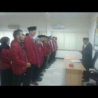 Tlh dilaksanakanny plantikn Dewan mahasiswa periode 2016/2017 oleh wakil rektor I, semoga ttp semngat beharmonis.