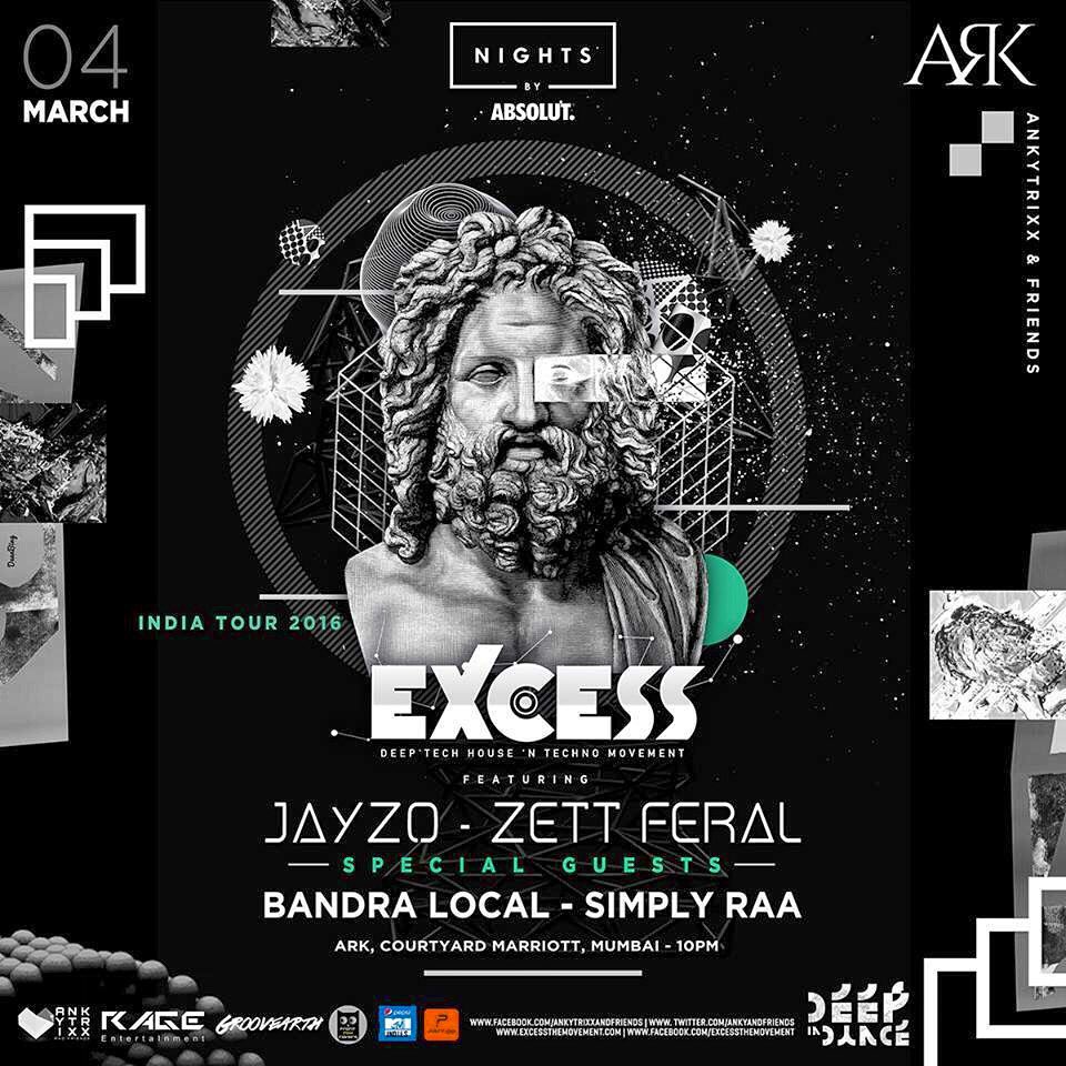 ExcessMovement's tweet image. Tonight we are in Mumbai at ARK! With @AnkyAndFriends #deepindance #india #tour #techno