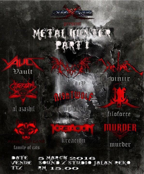 Jenn_Thompson's tweet photo. #KAJANG SAT Mac5 METAL HUNTER SoundXStudio,JlnReko ft. @MurderMalaysia #NightWolf #Vault #filoforce #Kreacion &more https://t.co/M87iG0Nr1W