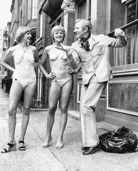 #AngelaScoular #CarolHawkins and #LesliePhillips in 1977 'Ding Dong'