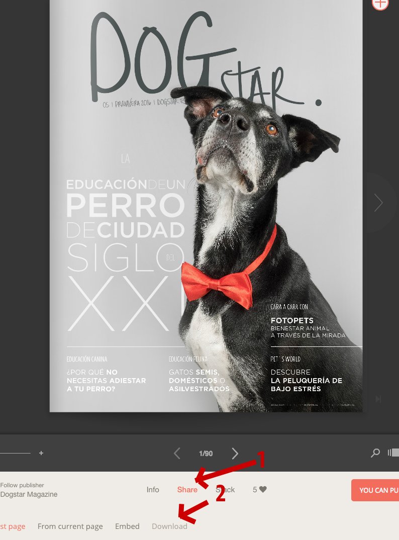 dogstar_'s tweet photo. Para descargar la revista en PDF
1- regístrate en https://t.co/piOiWUtXH2
2- clic en share y download 
3- disfrútala https://t.co/vpHDj1HpiB