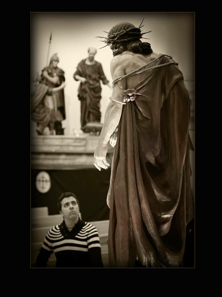 el señor de san miguel ante uno de sus discipulos,moriria por ti maestro,en verdad te digo pedro,me negaras 3 veces.