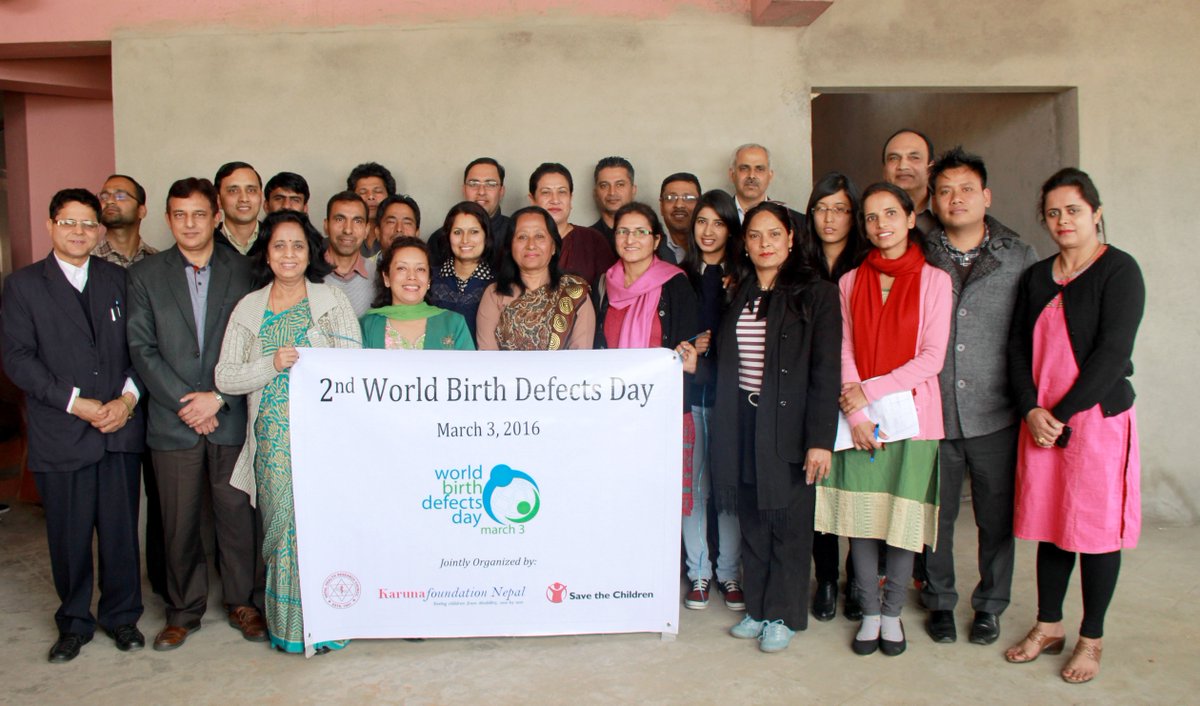 Yesterday's awareness raising event on birth defects #WorldBDDay @KFNepal @SC_Nepal #NepalHealthResearchCouncil