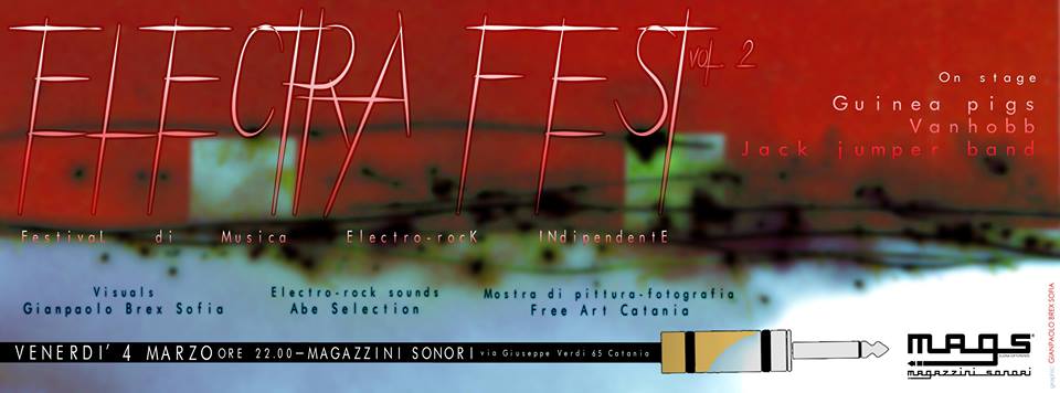 MagazziniS's tweet photo. Questa sera: ELECTRA FEST vol.2
Festival di musica electro-rock indipendente

https://t.co/43b1nlXen2 https://t.co/rDjNhjVQuM