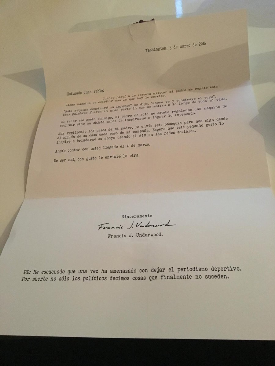 ClankJPV's tweet photo. Bien jugado, @HouseofCards. El día llegó. Hoy es #4M. https://t.co/w7ZuVgMn41
